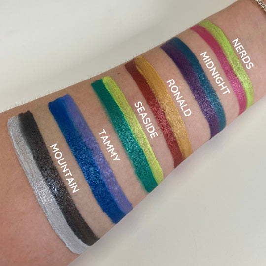 Mountain (Shimmer Black & White) Split Liner - Eyeliner - Glisten Cosmetics