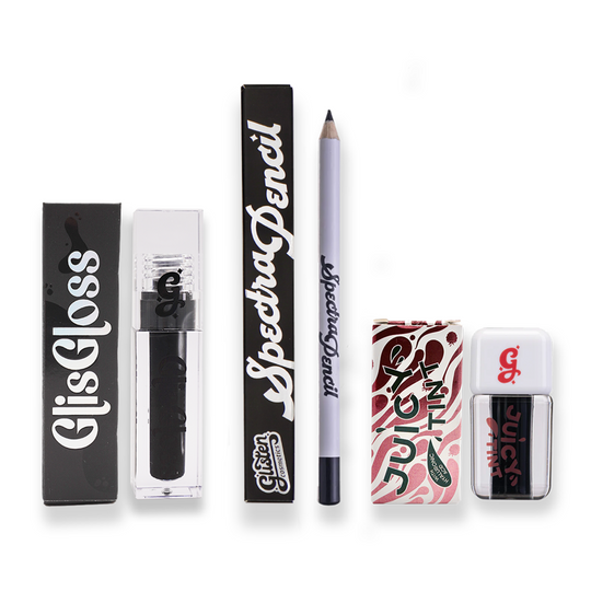 Midnight Muse - Black Lip Kit - Glisten Cosmetics
