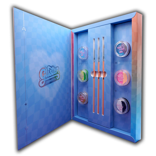 Rain's Glisten Edit - Wet Liner & Brush Set - Glisten Cosmetics