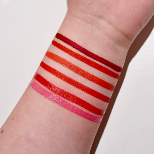 Red 4 Pan Palette - Eyeliner - Glisten Cosmetics