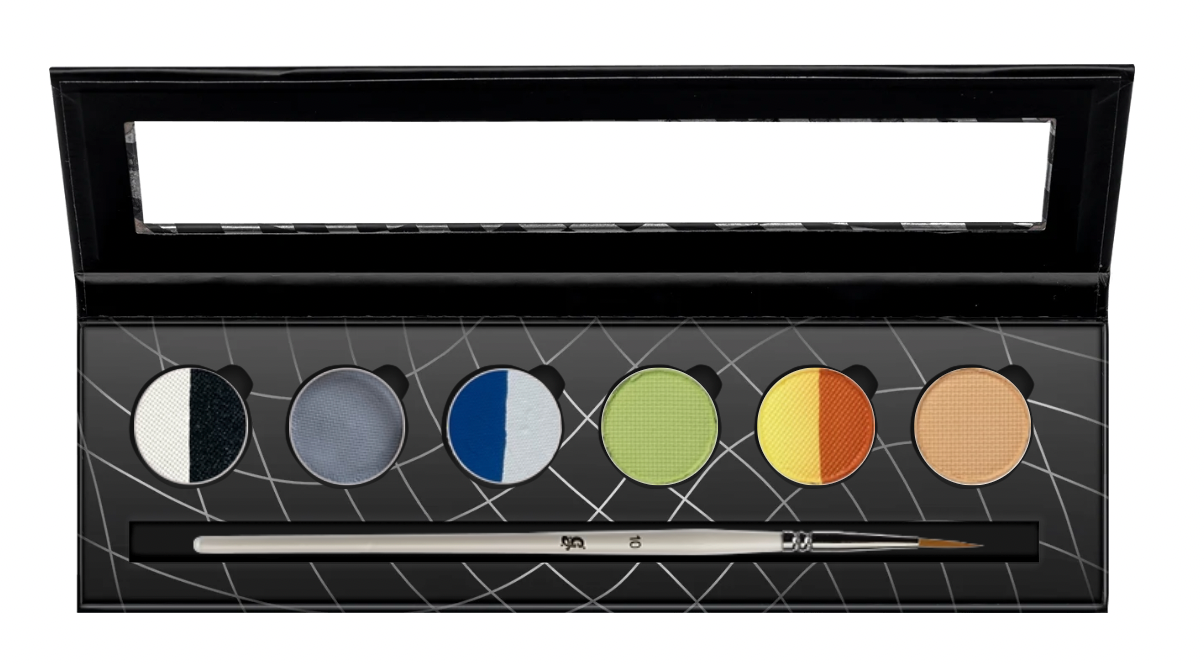 Rainbow Split 15 Pan Palette Palettes Glisten Cosmetics