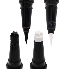 Star B&W Bundle - Stamp & Eyeliner Pen - Glisten Cosmetics
