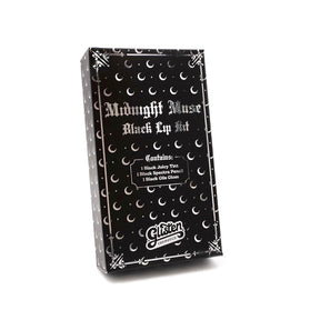 Midnight Muse - Black Lip Kit - Glisten Cosmetics