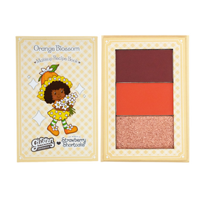 Orange Blossom Blush & Eyeshadow Palette - Strawberry Shortcake X Glisten Cosmetics