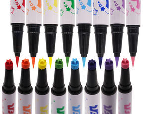 Star Rainbow Bundle - Stamp & Eyeliner Pen - Glisten Cosmetics