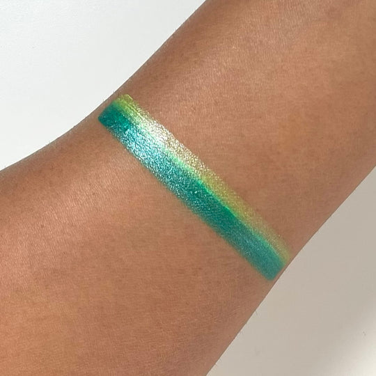 Seaside (Shimmer Teal Green & Yellow) Split Liner - Eyeliner - Glisten Cosmetics