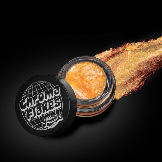 Flame Chroma Flakes - Duochrome Pigment - Glisten Cosmetics