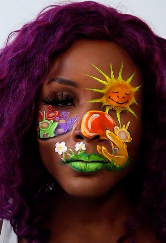 Get the look: Teletubbies Edition💜💚💛❤️