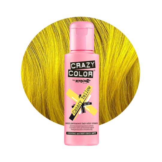 Canary Yellow (Sunshine Yellow) - Semi-Permanent Hair Dye - Crazy Color