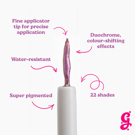Cyclops Chroma Flik (Purple/Green) - Liquid Liner - Glisten Cosmetics