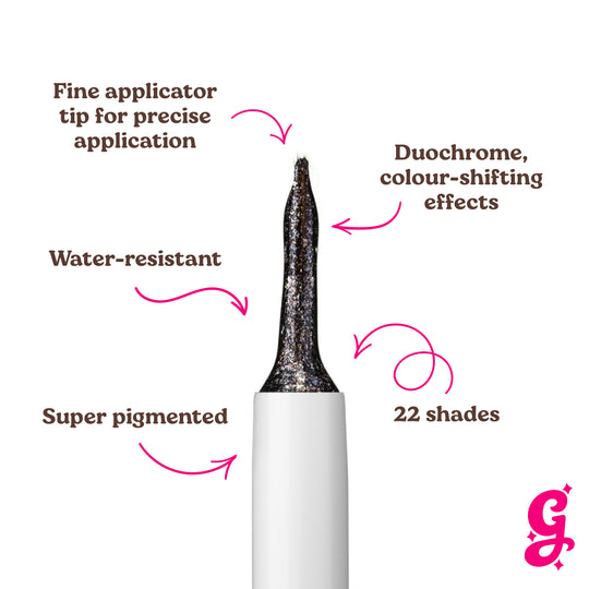 Soleil Chroma Flik (Dark Bronze) - Liquid Liner - Glisten Cosmetics