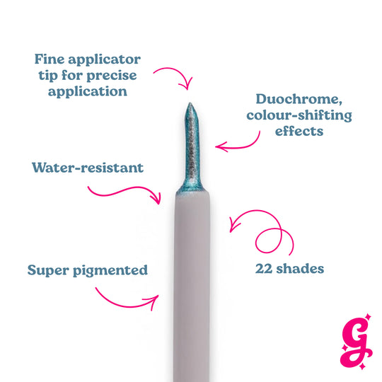 Spaceman Chroma Flik (Silver/Blue) - Liquid Liner - Glisten Cosmetics