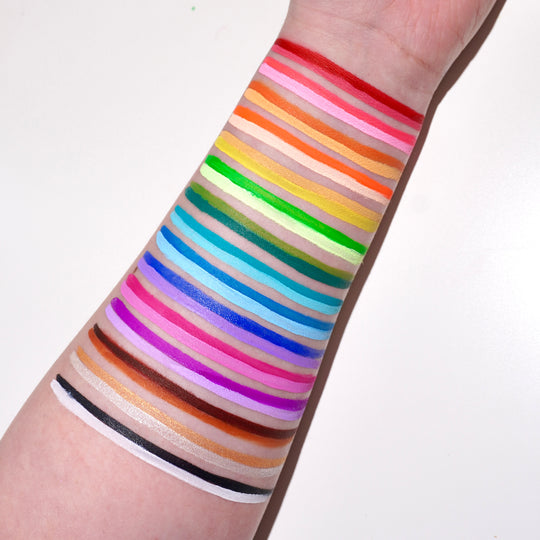 Rainbow Split - 15 Pan Palette - Glisten Cosmetics
