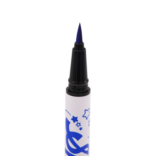 Dark Blue Spectra Pen - Star Stamp Liner - Glisten Cosmetics
