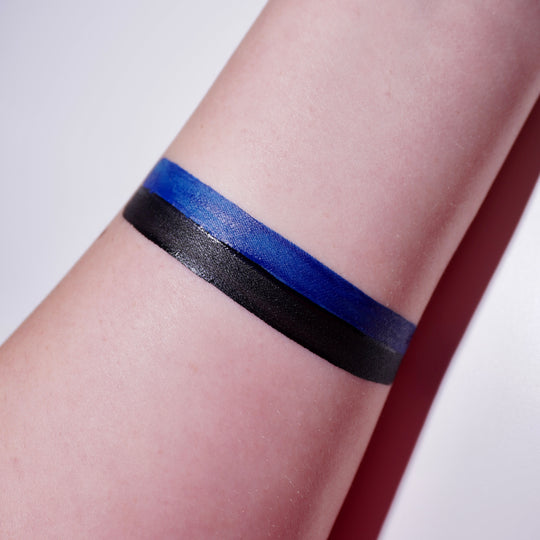 Emperor (Blue and Black) Split Liner - Eyeliner - Glisten Cosmetics