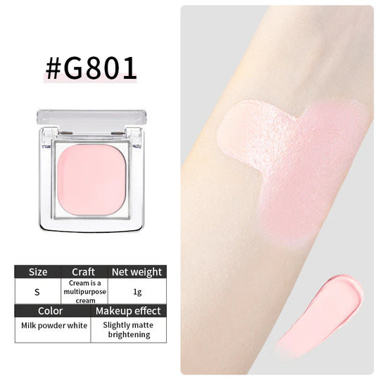 G801 (Milk Powder White) - Refillable Multipurpose Cream - Cheeryep