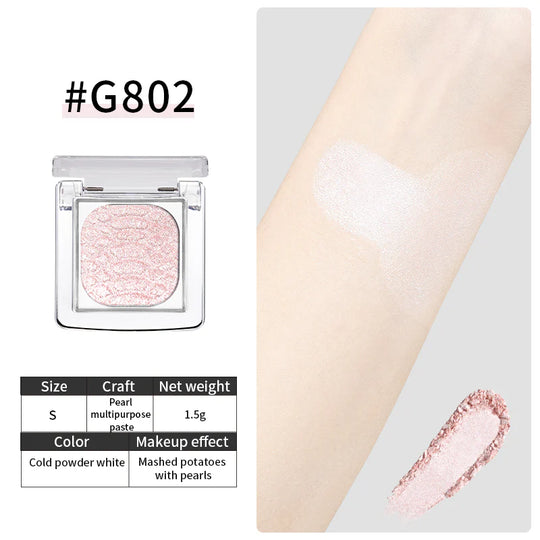 G802 (Cool Pink White) - Refillable Multipurpose Cream - Cheeryep