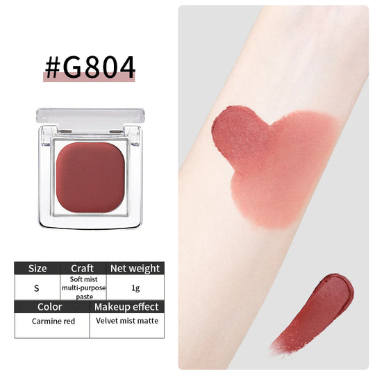 G804 (Blush Red) - Refillable Multipurpose Cream - Cheeryep
