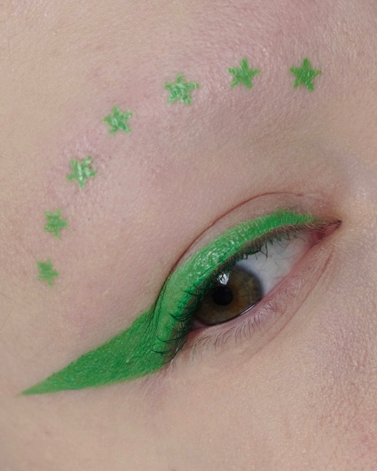 Green Spectra Pen - Star Stamp Liner  - Glisten Cosmetics