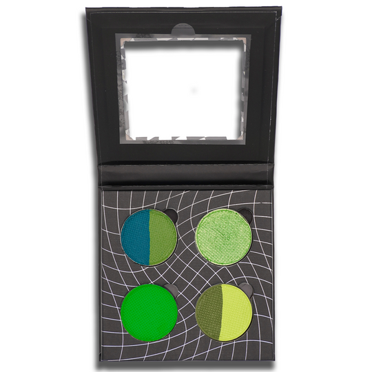 Green 4 Pan Palette - Eyeliner - Glisten Cosmetics
