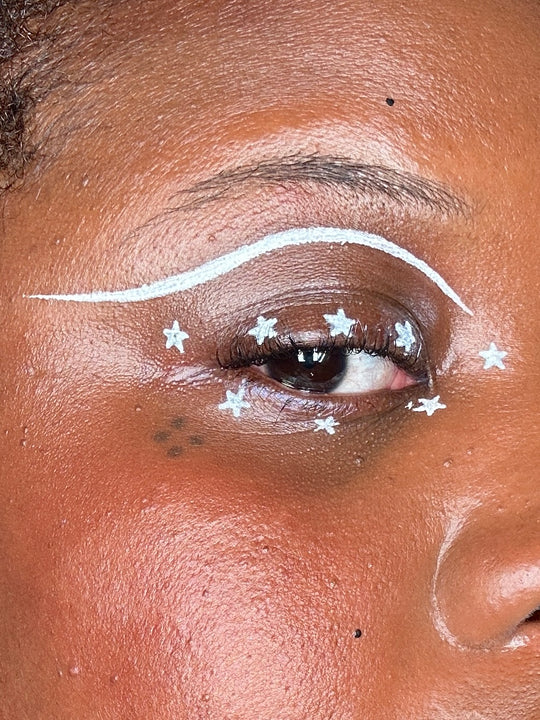 White Spectra Pen - Star Stamp Liner - Glisten Cosmetics