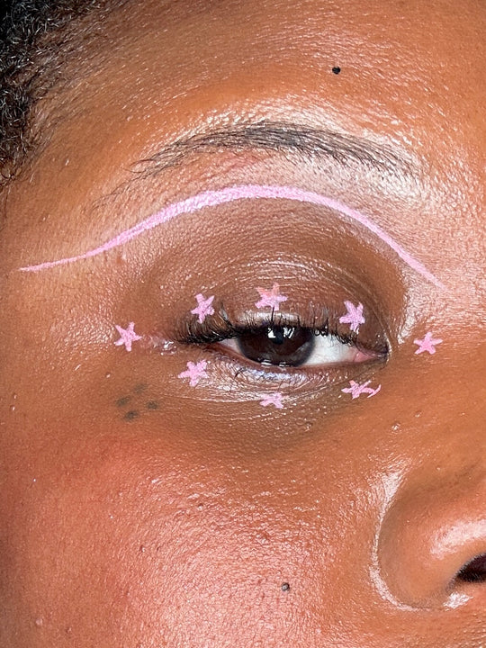 Pink Spectra Pen - Star Stamp Liner - Glisten Cosmetics