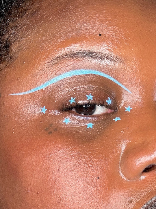 Blue Spectra Pen - Star Stamp Liner  - Glisten Cosmetics