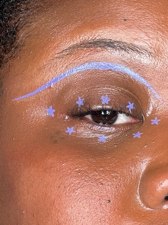 Purple Spectra Pen - Star Stamp Liner  - Glisten Cosmetics