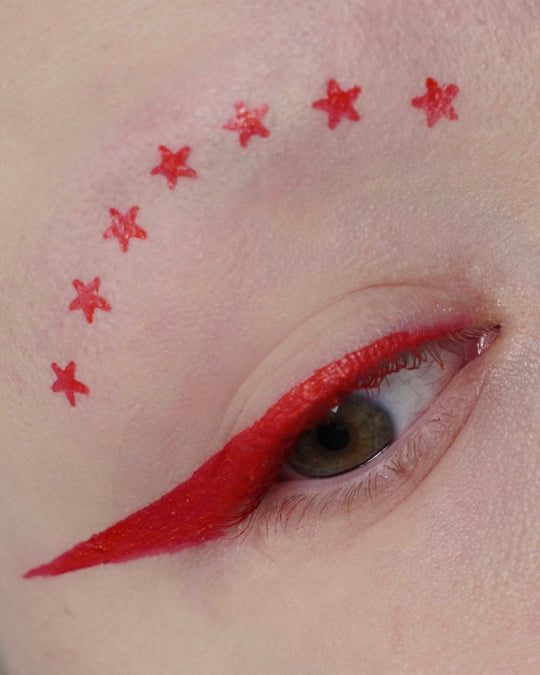 Red Spectra Pen - Star Stamp Liner  - Glisten Cosmetics