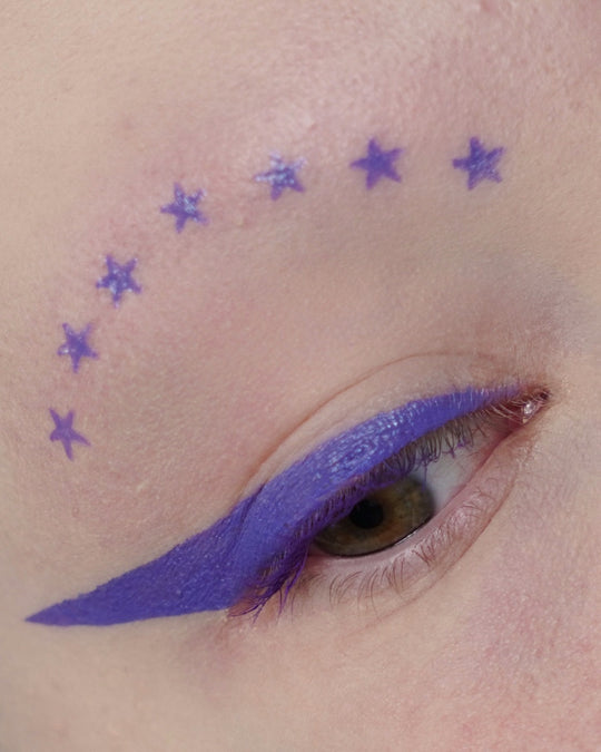 Purple Spectra Pen - Star Stamp Liner  - Glisten Cosmetics