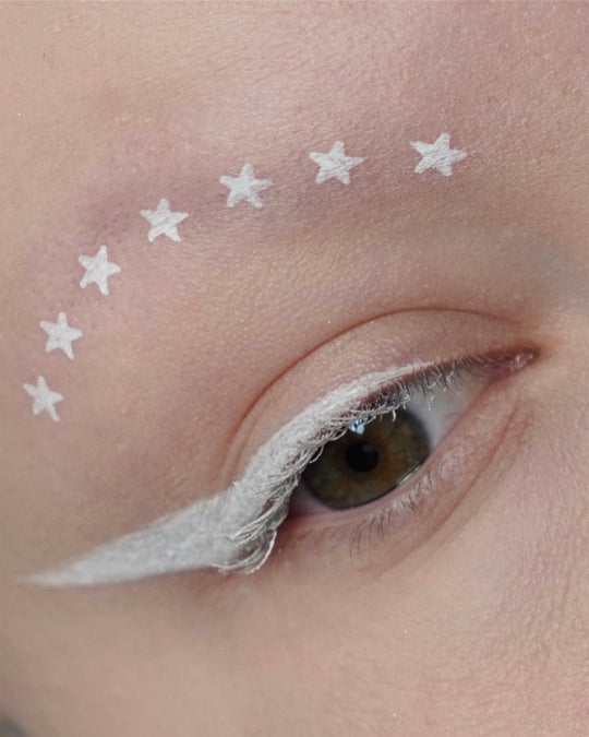 White Spectra Pen - Star Stamp Liner - Glisten Cosmetics