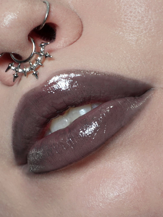 Veil Glis Gloss (Dark Grey) - Lip Gloss - Glisten Cosmetics