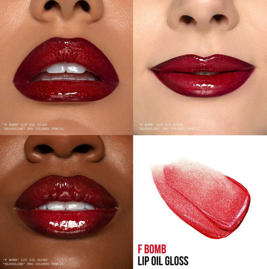 F Bomb Lip Oil Gloss - Blend Bunny Cosmetics