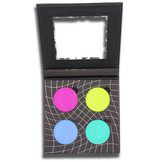 Neon 4 Pan Palette - Eyeliner - Glisten Cosmetics