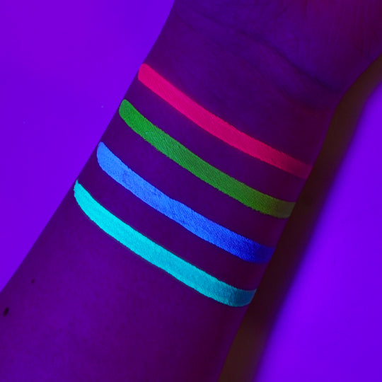 Neon 4 Pan Palette - Eyeliner - Glisten Cosmetics