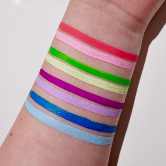 Neon Split 4 Pan Palette - Eyeliner - Glisten Cosmetics