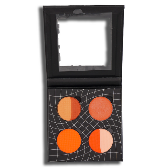 Orange 4 Pan Palette - Eyeliner - Glisten Cosmetics
