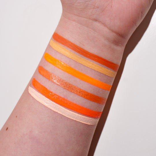 Orange 4 Pan Palette - Eyeliner - Glisten Cosmetics