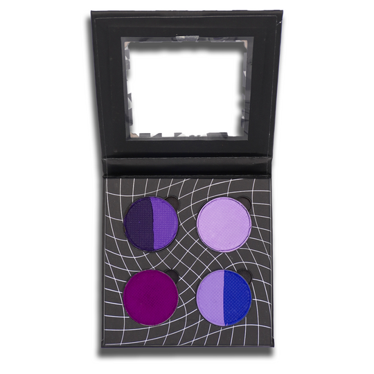 Purple 4 Pan Palette - Eyeliner - Glisten Cosmetics