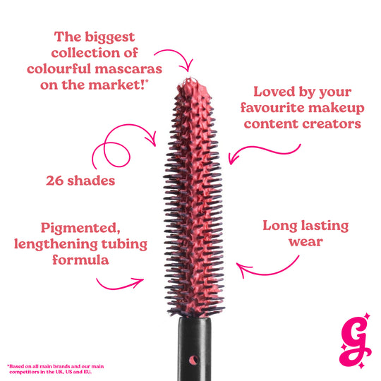 Coral Pink Spectra Lash - Mascara - Glisten Cosmetics