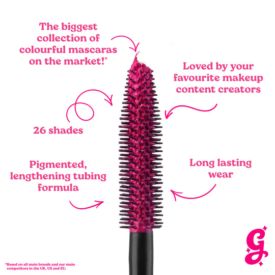 Fuchsia Spectra Lash - Mascara - Glisten Cosmetics