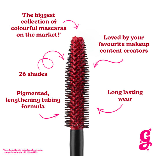 Orange Red Spectra Lash - Mascara - Glisten Cosmetics