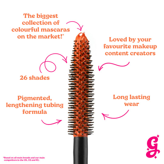 Orange Spectra Lash - Mascara - Glisten Cosmetics