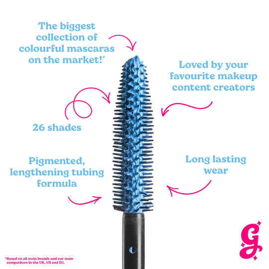 Sky Blue Spectra Lash - Mascara - Glisten Cosmetics