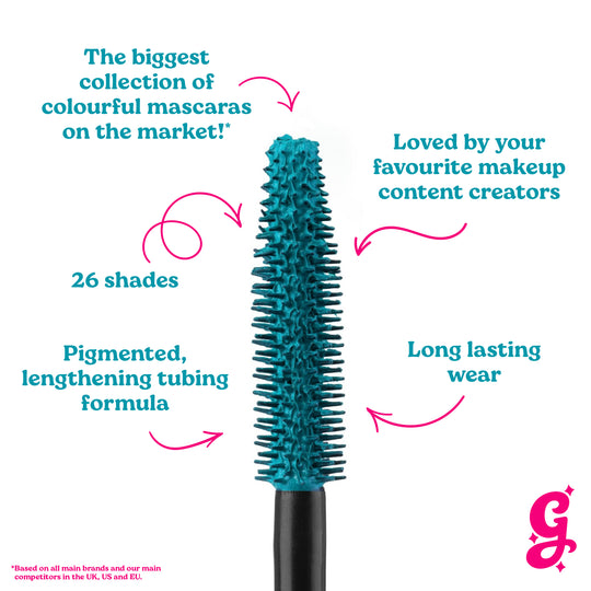 Teal Spectra Lash - Mascara - Glisten Cosmetics