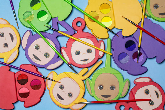 Character Bundle - Wet Liner Palettes & Brush Set - Glisten Cosmetics X Teletubbies