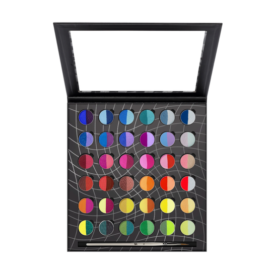 Ultimate Split Rainbow - 36 Pan Palette - Glisten Cosmetics