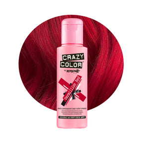 Vermillion (Scarlet Red) - Semi-Permanent Hair Dye - Crazy Color