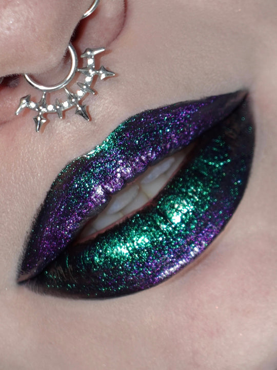 Atlas Chroma Gloss (Blue/Purple) - Multichrome Lip Gloss - Glisten Cosmetics