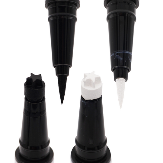 Star B&W Bundle - Stamp & Eyeliner Pen - Glisten Cosmetics